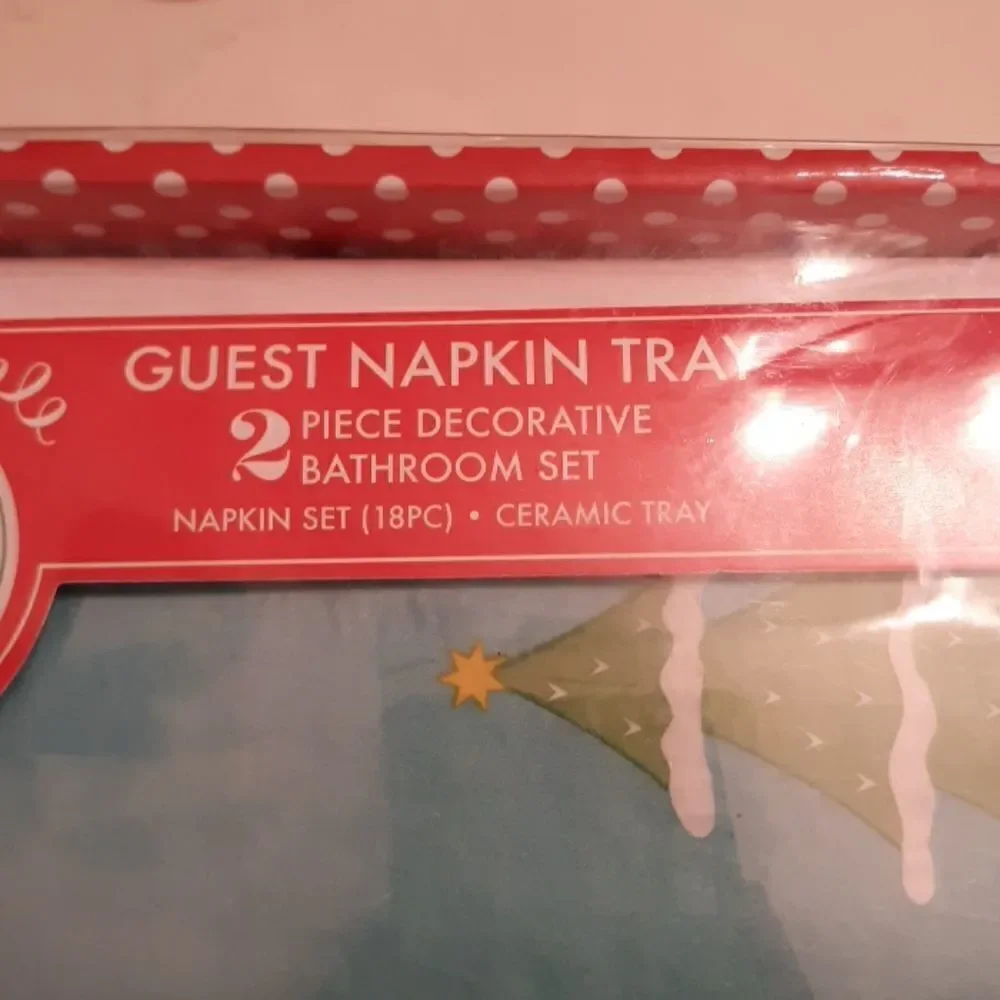 Winter Cheer Guest Napkin Tray